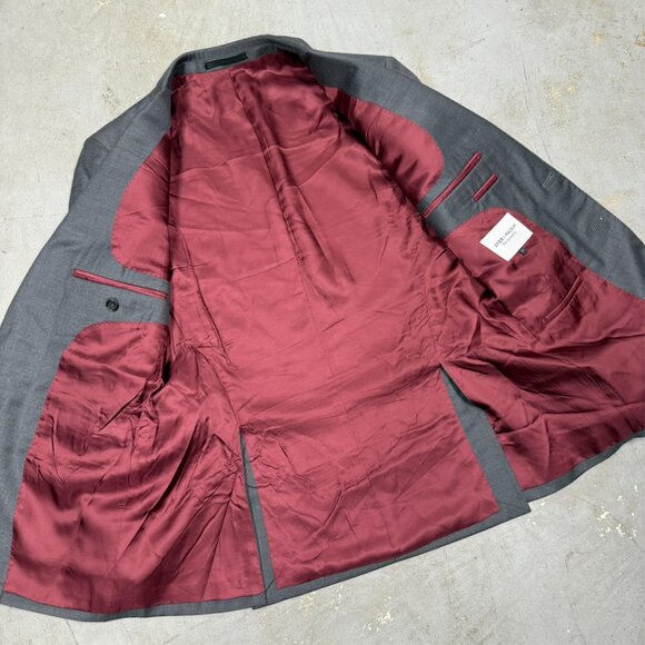 Spier & Mackay Blazer Wool Sport Coat Slim Fit Grey 38S - Picture 7 of 9